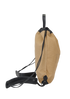 Flocked Logo Drawstring Backpack, side view